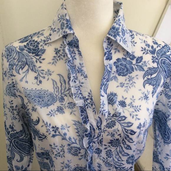 Talbots Tops - TALBOTS light as a feather summer blouse. S.